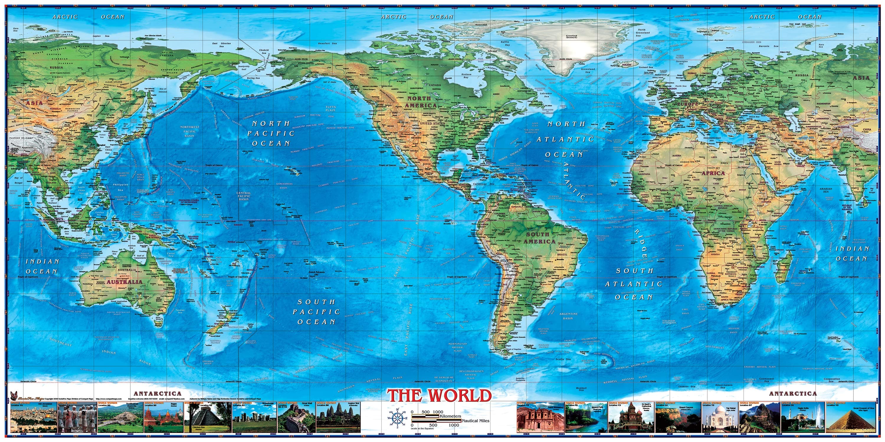 World map showing Ad Astra's sailing route